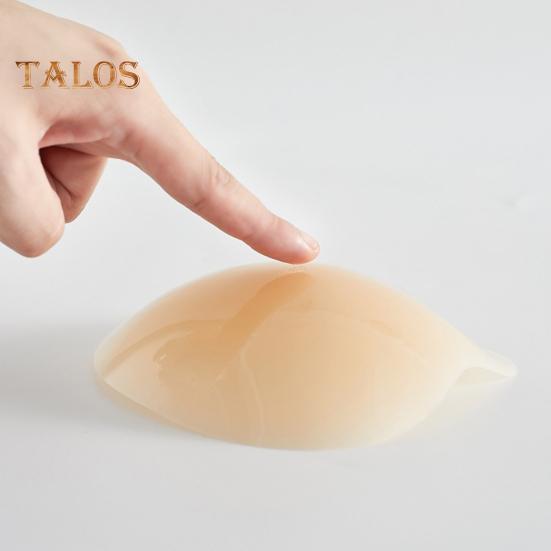 1 Pair Women Silicone Chest Pad Sweat-proof Anti-slip Invisible Thickened Breast Support Sticky Pasties Nipple Covers Strapless Adhesive Bra Women