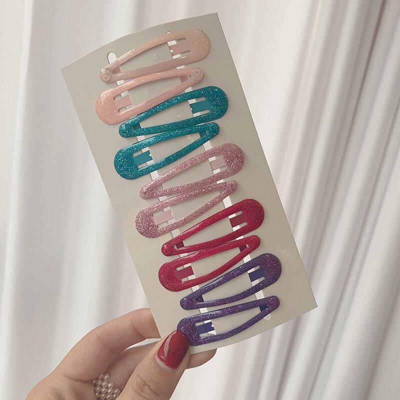 

Шпилька ярких цветов, милая трендовая детская заколка для девочек, заколка для волос из сплава, форма капли воды, шпилька для волос