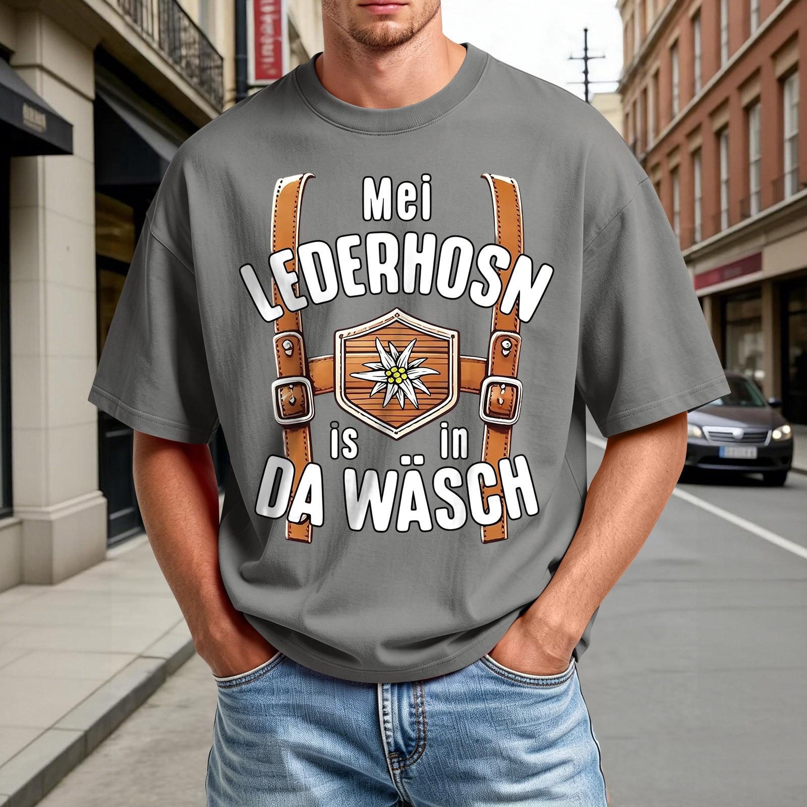 Men s Summer Round Neck Short Sleeve T-Shirt Casual Comfortable Oktoberfest Print Tee Lightweight Breathable Fabric Suitable for Daily Wear XXXXXL