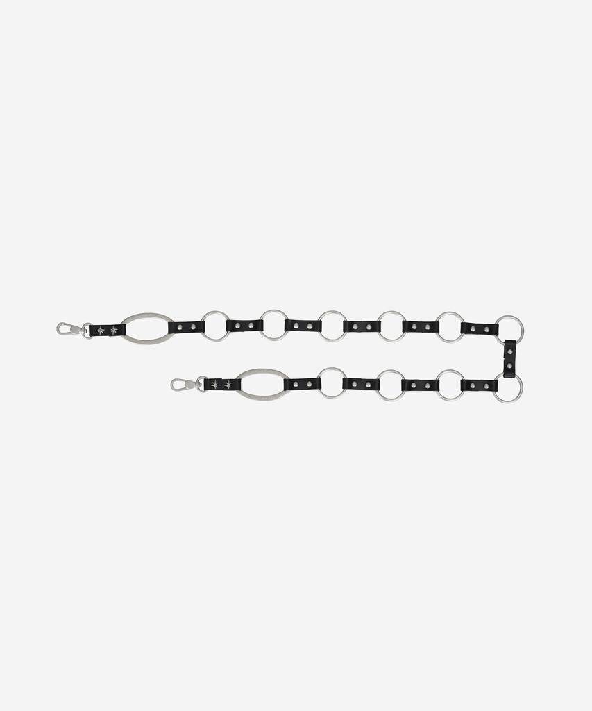 Beikeonteuakaibeu Ringana O-Ring Chain Belt Black