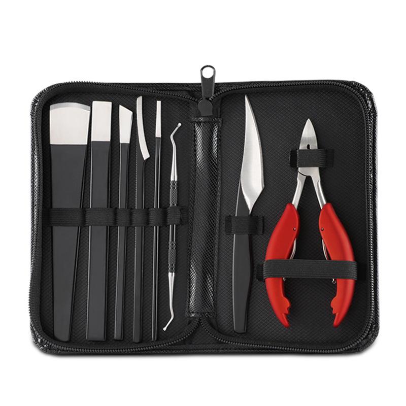 High-End German Stainless Steel Manicure Set: Multi-functional Nail Clippers & Beauty Care Tools