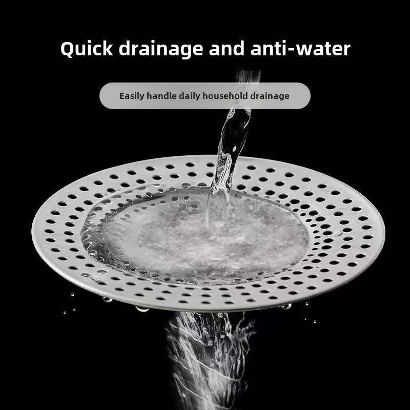 Stainless Steel Anti-Clog Shower Drain Hair Filter Mesh