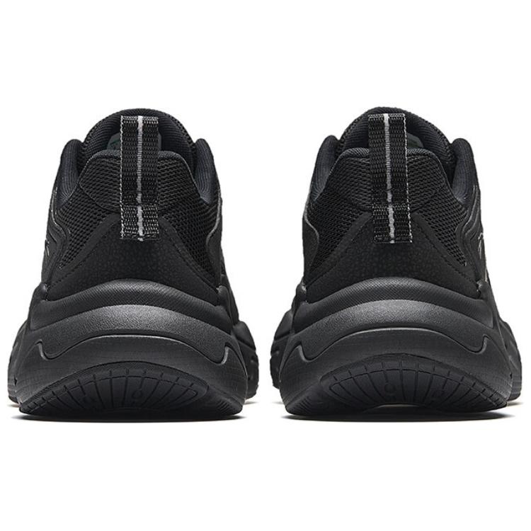 Anta Pulse Comfortable Versatile Shock Absorbing Wear Resistant Non Slip Low Top Casual Shoes Men Casual Shoes Black 112528856-2