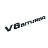 Car Auto Emblem Vehicle Logo V 8 biturbo Elblem Badge Fit for Mercedes ForBenz Car Body Sticker SC0