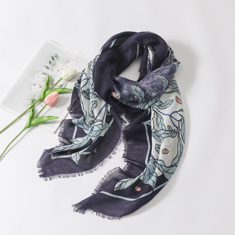 Fashion Oversized Fringe Square Viscose Shawl Scarf Lady High Quality Wrap Pashmina Sjaal Bufandas Muslim Hijab 135*135Cm