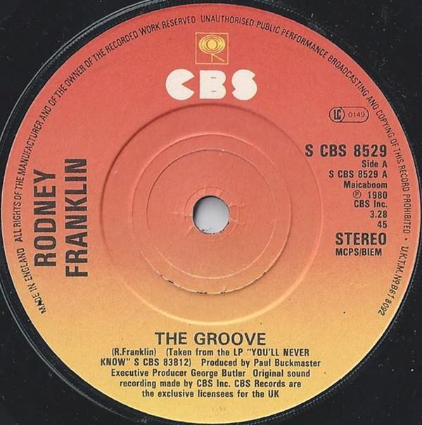 

7inch Record RODNEY FRANKLIN - The Groove SCBS8529 CBS 1980 UK Jazz Used