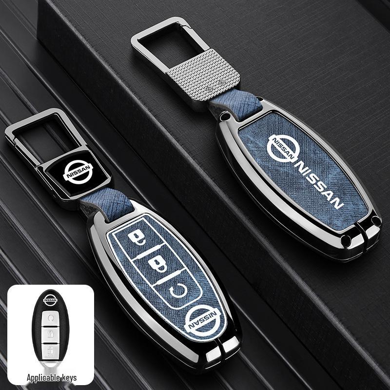 Nissan Key Case: Metal Cover for Sylphy, Terra, Tiida, Qashqai, Murano, Kicks