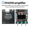 ZK-1002Q Bluetooth Amplifier Board QCC3034 APTX-HD TPA3116D2 Chip 100W+100W 2.0 Channel Lossless Audio Amp Module for Home KTV