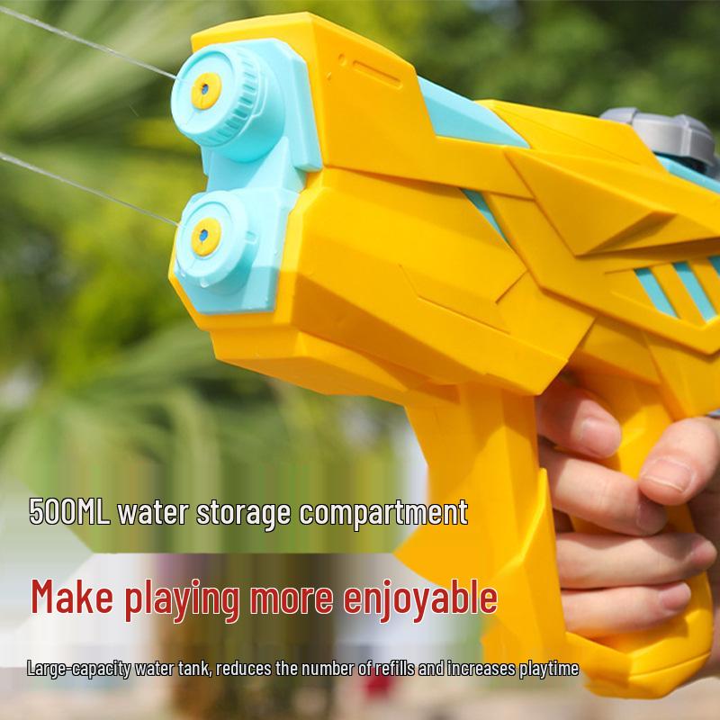 Kids' Summer Water Gun Toy - Push-Pull Design for Outdoor Parent-Child Play