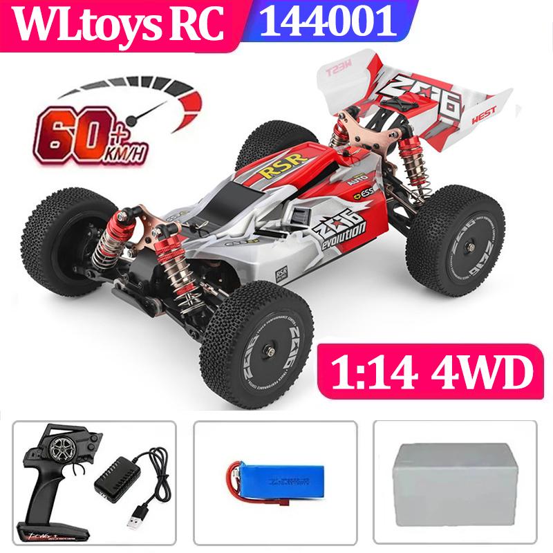 75 KM/H WLtoys 124016 124017 60 KM/H 144001 Rc Electric 4wd Battery High Speed Atv Remote Control Drift Rc Cars for Adults Toys