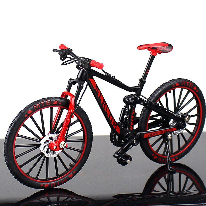 Exquisite Alloy Simulation Bicycle Model Ornaments Mini Bike Collectible Gift