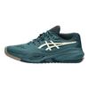 Asics GEL RESOLUTION 10 Abrasion Resistant Breathable Low Top Tennis Shoes Men's Dark Green Sneakers 1041A487-300