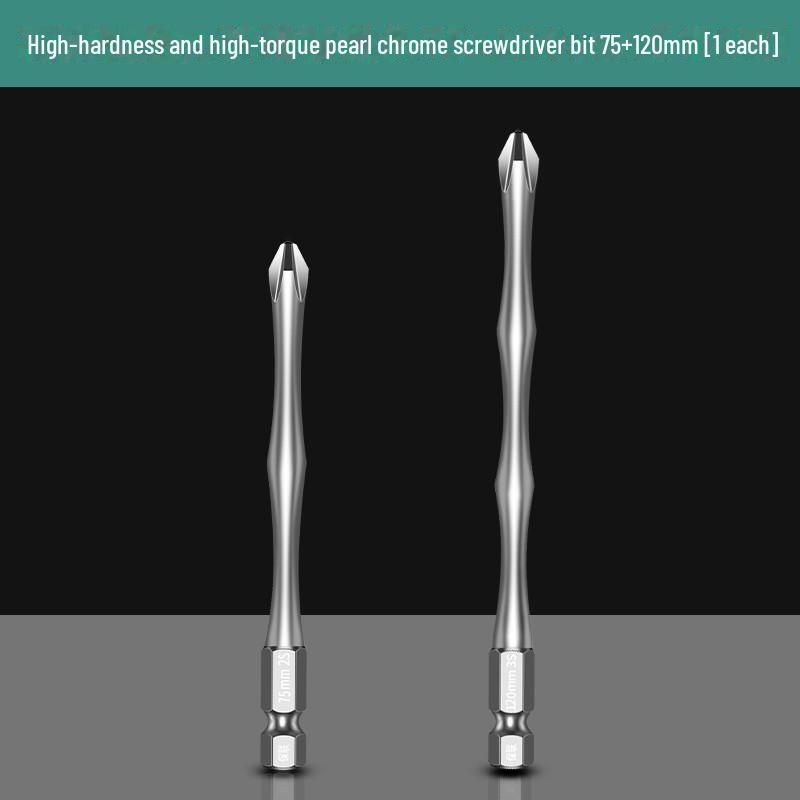 Strong Magnetic S2 High-Hardness Electric Screwdriver Set with Hex Heads