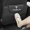 Auto Interiors For Tesla Model 3 Y Bonina Roadster Juguete Car Seat Back Anti Kick Protectors Cover Mats Leather Seatback Pad
