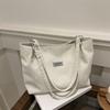 Corduroy bag women's large capacity 2025 new autumn and winter versatile casual shoulder shopping bag commuter tote bag