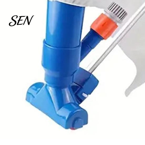 Inflatable Pool Cleaning Tool Vacuum Cleaner Head with Detachable Pole And Leaf Bag, Accessory Skimmer Net, for Swimming Pools, Ponds, Fountains, Hot