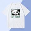 T-shirt in Cotone da Uomo e Donna Collaborazione Spy X Family, Abbigliamento a Tema Anime 2D, T-shirt Casual da Casa
