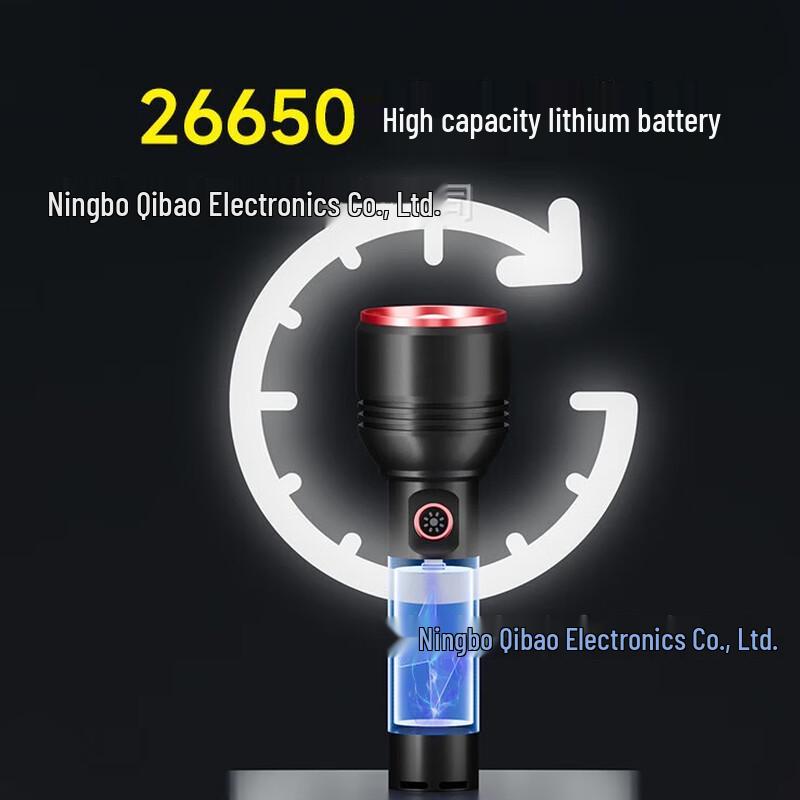 QB-1189 Rechargeable Zoom Flashlight