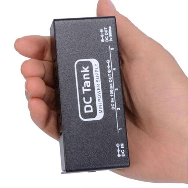 6/8 isolierte Ausgangs-Pedalstromversorgung Einzelblock Effektgerät Instrumentenstromversorgung für Gitarre Bass Effektpedal
