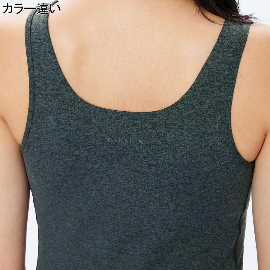 Tank Sweat Quick Odor UV All Day Active Bra M [Danskin] Top, Absorbent, Drying, Antibacterial, Resistant, Care, Tank, DC124103, Women's, Black,
