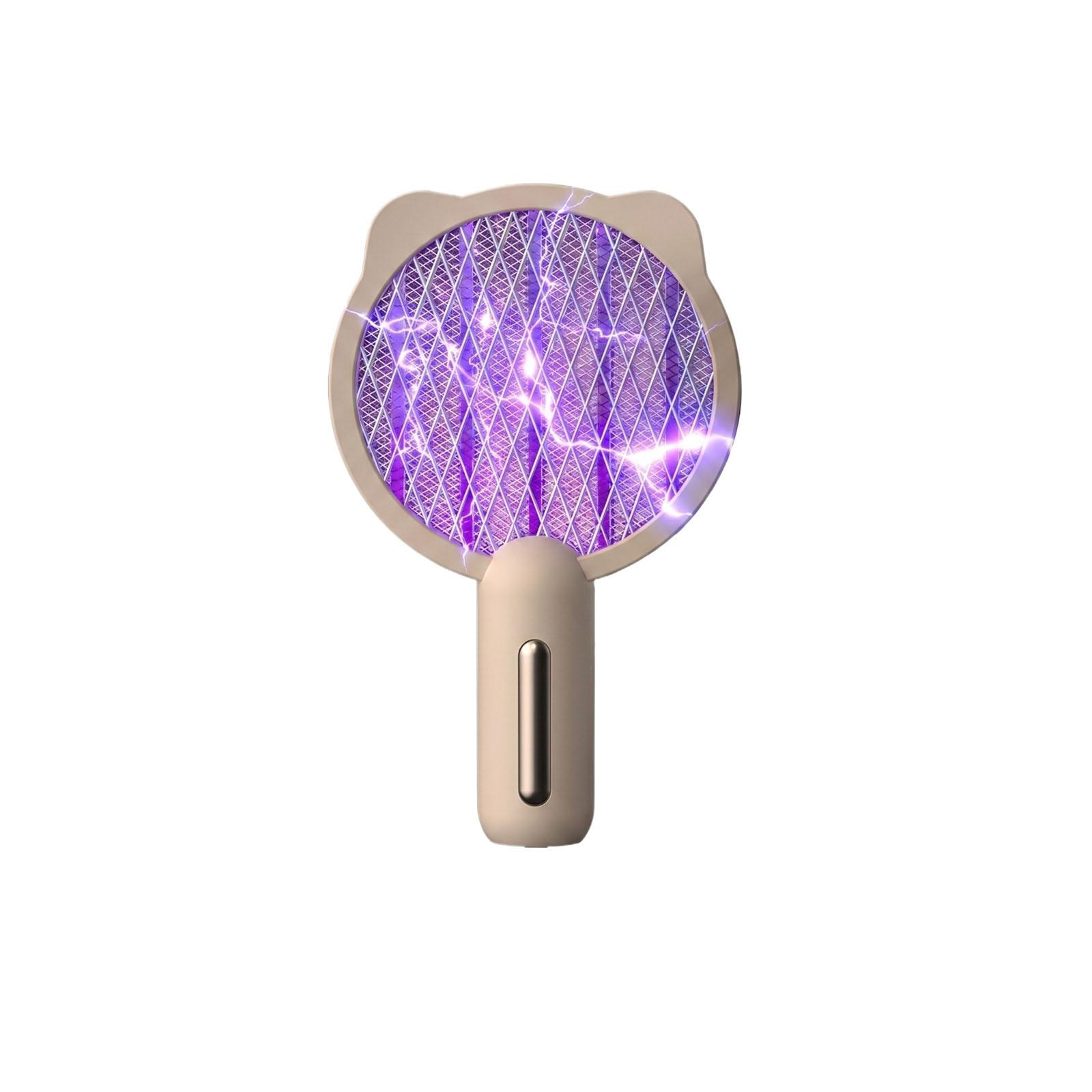 

Electric Mosquito Swatter with Built-in UV Mosquito Attractant Lamp USB Rechargeable Handheld Insect Zapper for Indoor Outdoor Use ONE SIZE