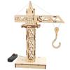 Science And Technology Small Production Tower Crane Remote Control Lifting DIY Manual Stem Education Science Experiment Teaching Materials