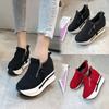 Fashion Women Casual Shoes 2025 Autumn Wedges Solid Color Womens Sneakers Fashion Platform Female Pumps Ankle Boots Zapatos Para Mujeres