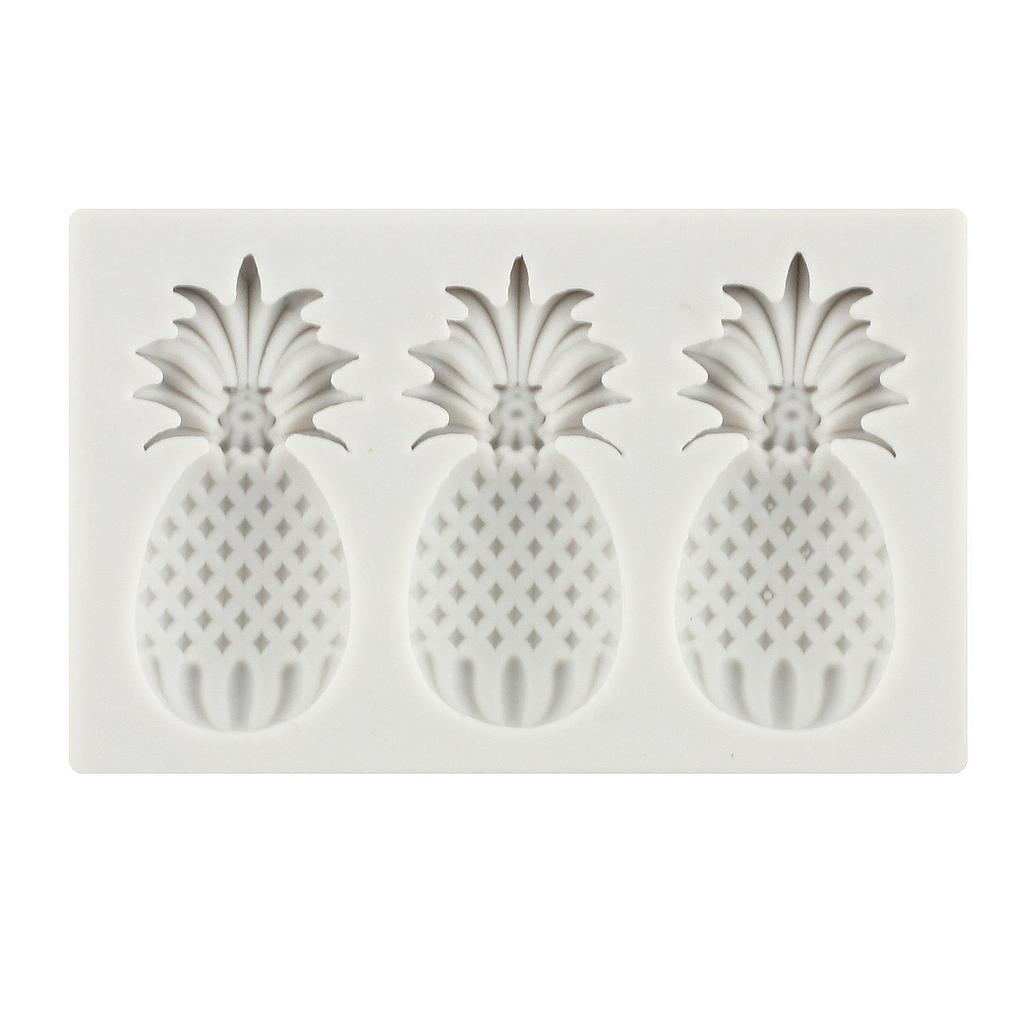 Pineapple Silicone Molds Mini Fruit Fondant Mold Cake Decorating Tools Cupcake Topper Chocolate Candy Craft Gum Paste Polymer Clay