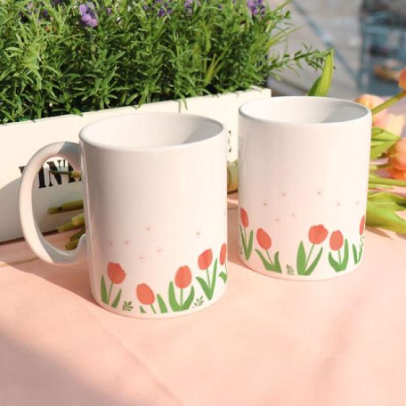gb774-Design Mug 2p-Tulip Field