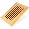 Bamboo Wooden Openwork Bread Cutting Board for Crumbs