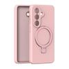 Liquid Silicone Mobile Phone Case Is Suitable for Samsung S26 Magnetic Suction Bracket Mobile Phone Case S26plus All-inclusive Anti-drop Case