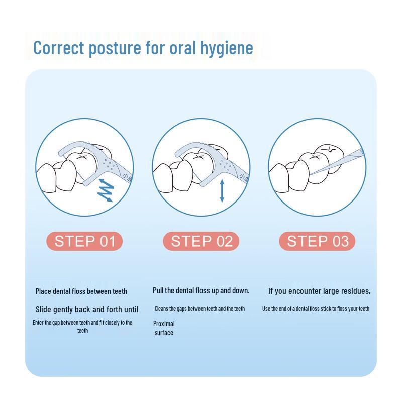 FAWNMUM Wanghu Ultra-Fine Dental Floss Picks