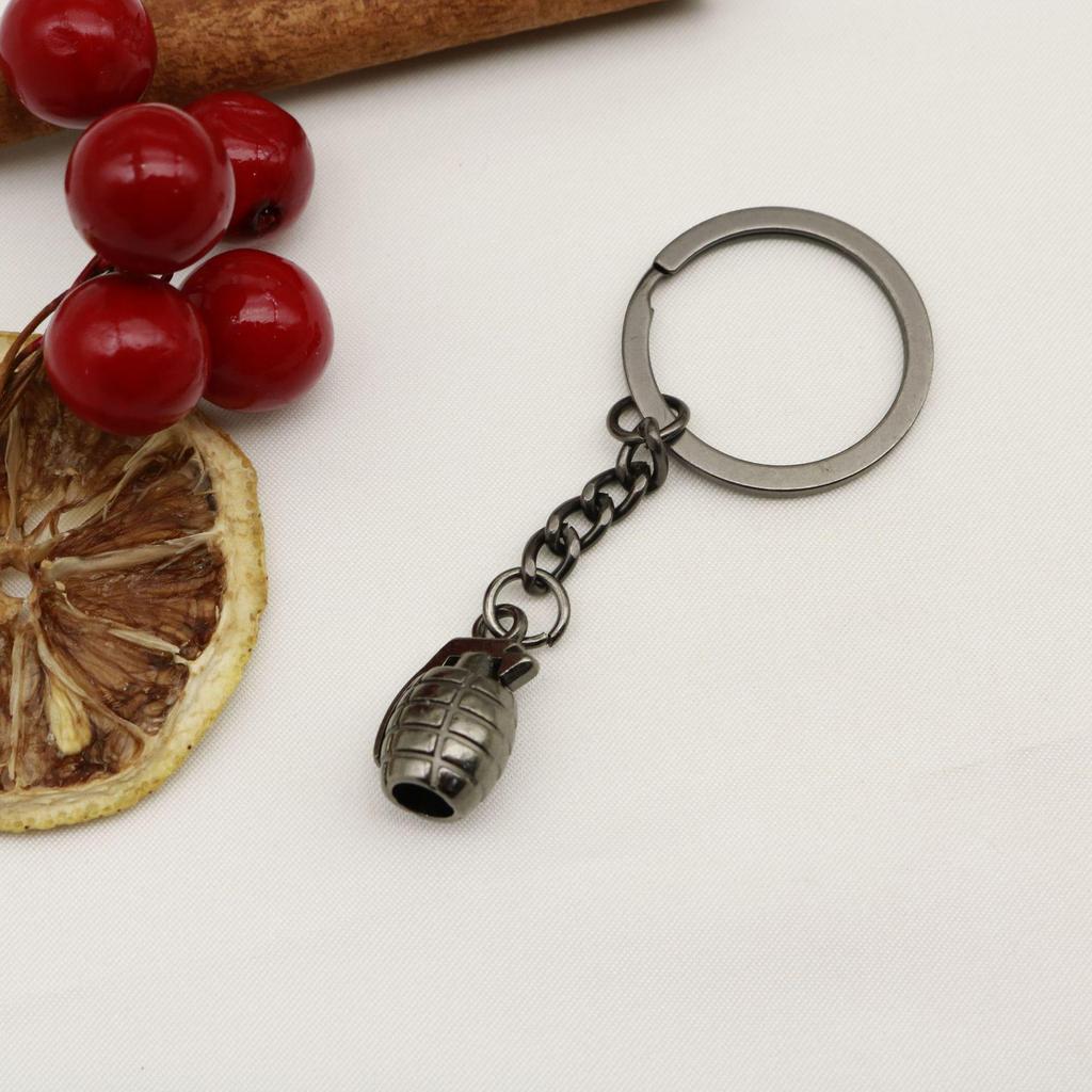 Foreign Trade Hot-Selling Jewelry Grenade Keychain Pendant