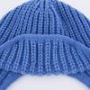 Unisex Winter Hat Knitted Thick Warm Windproof Solid Color Ear Protection Beanie Winter Outdoor Daily Bomber Cap Cycling Travel Headwear
