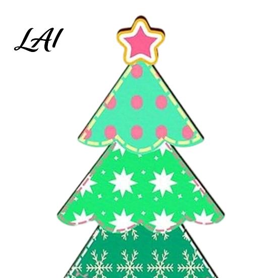 Rustic Holiday Desktop Decorations Wooden Christmas Tree Table Decoration Pine Tabletop Centerpiece Vintage Style Room Decor Farmhouse Tiered
