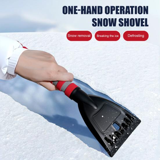 Samochodowa łopata do śniegu, skrobaczka do lodu, wielofunkcyjne narzędzie zimowe do szyb, ergonomiczny uchwyt, narzędzie do odśnieżania bez zarysowań