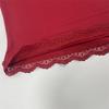 T-shirt da Donna 2025 Stile Europeo & Americano con Bordi in Pizzo, Manica Lunga, Autunnale, Snellente, alla Moda