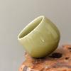 Large White Porcelain Tea Cup Gongfu Lohan Style Ceramic Cup for Single Person Home Office Tea Ceremony Drinking Gift Set