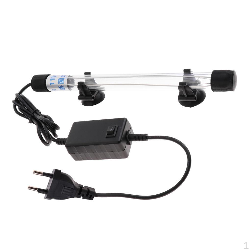 Аквариумный УФ-стерилизатор, Очиститель воды, Лампа для чистки, Водонепроницаемый 7 Вт 11W