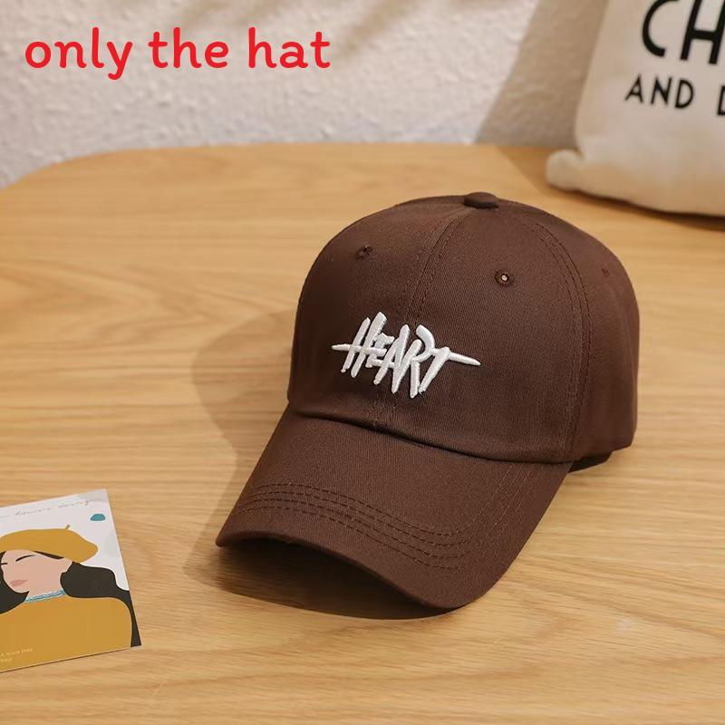 

Color Simple Solid Baseball Cap With Letter Embroidery Design For Wear Casual