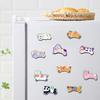 20 Cute Animal Fridge Magnets - Cats, Dogs, Cartoon Graffiti, Waterproof