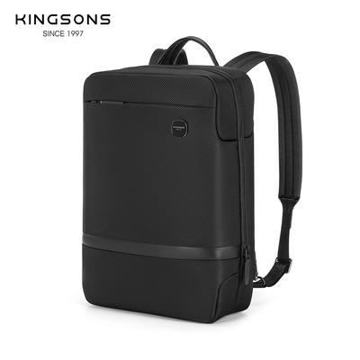 Pánský batoh městského stylu pro 15,6palcový notebook, batoh na služební cesty, voděodolný, odolný proti opotřebení, 1800D polyester