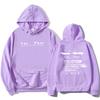 The Fray Is Back Felpe Pile Manica Lunga Casual con Cappuccio da Donna Streetwear Pesante Mentale Felpa con Cappuccio da Donna Unisex