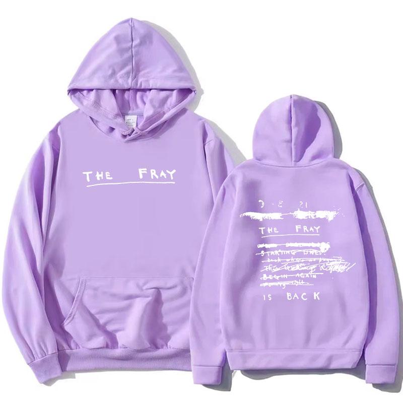 The Fray Is Back Felpe Pile Manica Lunga Casual con Cappuccio da Donna Streetwear Pesante Mentale Felpa con Cappuccio da Donna Unisex