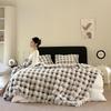 Double-Sided Thickened Tuscan Imitation Rabbit Fur Fleece Blanket for Sofa or Office Nap