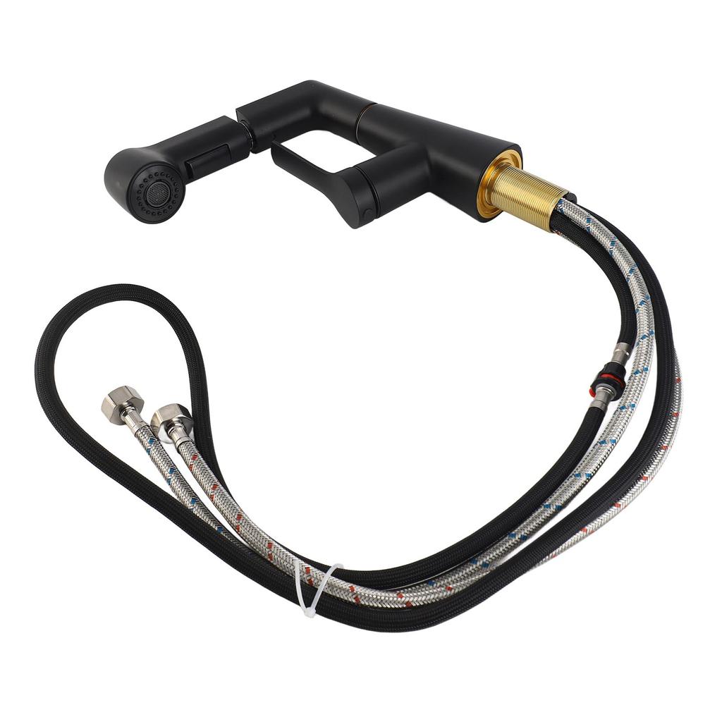 Kitchen Faucet Multi Functional Pull Out Lifting Faucet 360 Degrees Rotating Hot and Cold Mixer Bathroom Faucet for Bathroom