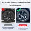 For Tesla Model Y Juniper 2025 4PCS 19 Inch Wheel Cap Automobile Performance Replacement Wheel Hubcap Full Rim Cover Accessories