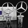 CQY1 Q HOT Grille Chrome Star Emblem Logo Mounted Star Front Hood Ornament Mercedes Benz Amg W204 W205 W203 W211 W212 W213 W201 W210