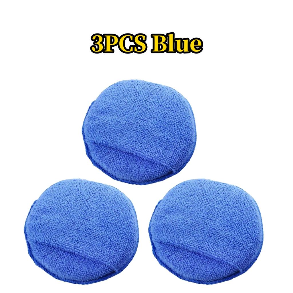 Microfiber Car Applicator Pads Advanced Square Car Paint Polishing and Waxing Sponges Cars Paint and Cockpit Detailing Care Tool