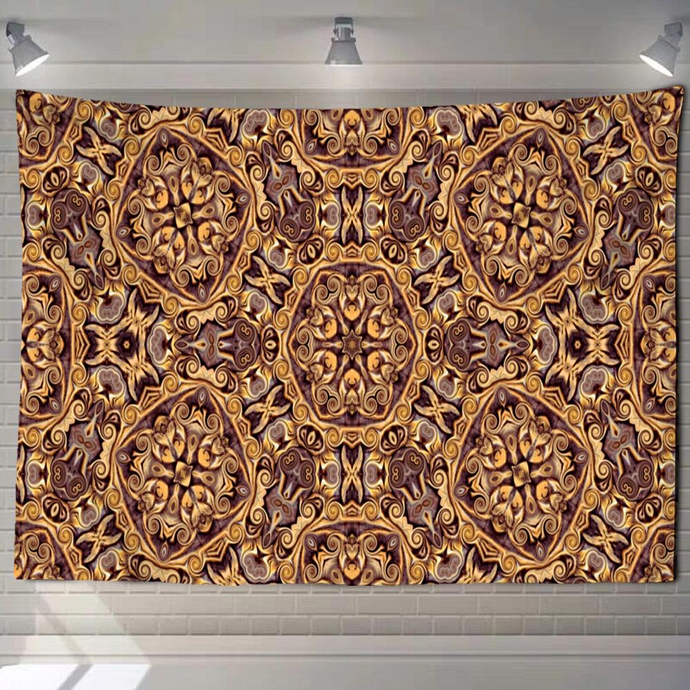 Mandala Tapestry Wall Hanging Beach Rug Blanket Psychedelic Mattress Boho Yoga Shawl Mat Bedroom Living Room Decor Tapiz
